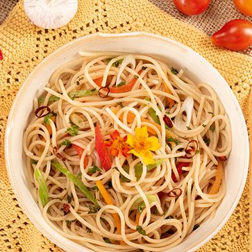 Asiatischer Spaghetti-Salat